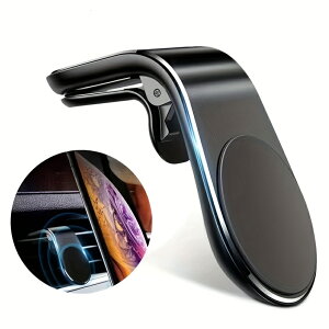 車用品 L 字型エアベントマウントスタンド磁気携帯ホルダー磁気自動車電話ホルダー 吸着力は普通より10倍以上の車載 一秒着脱 車載ホルダー