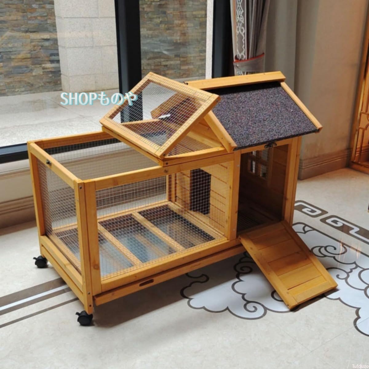 鶏ケージウサギケージアスファルト屋...