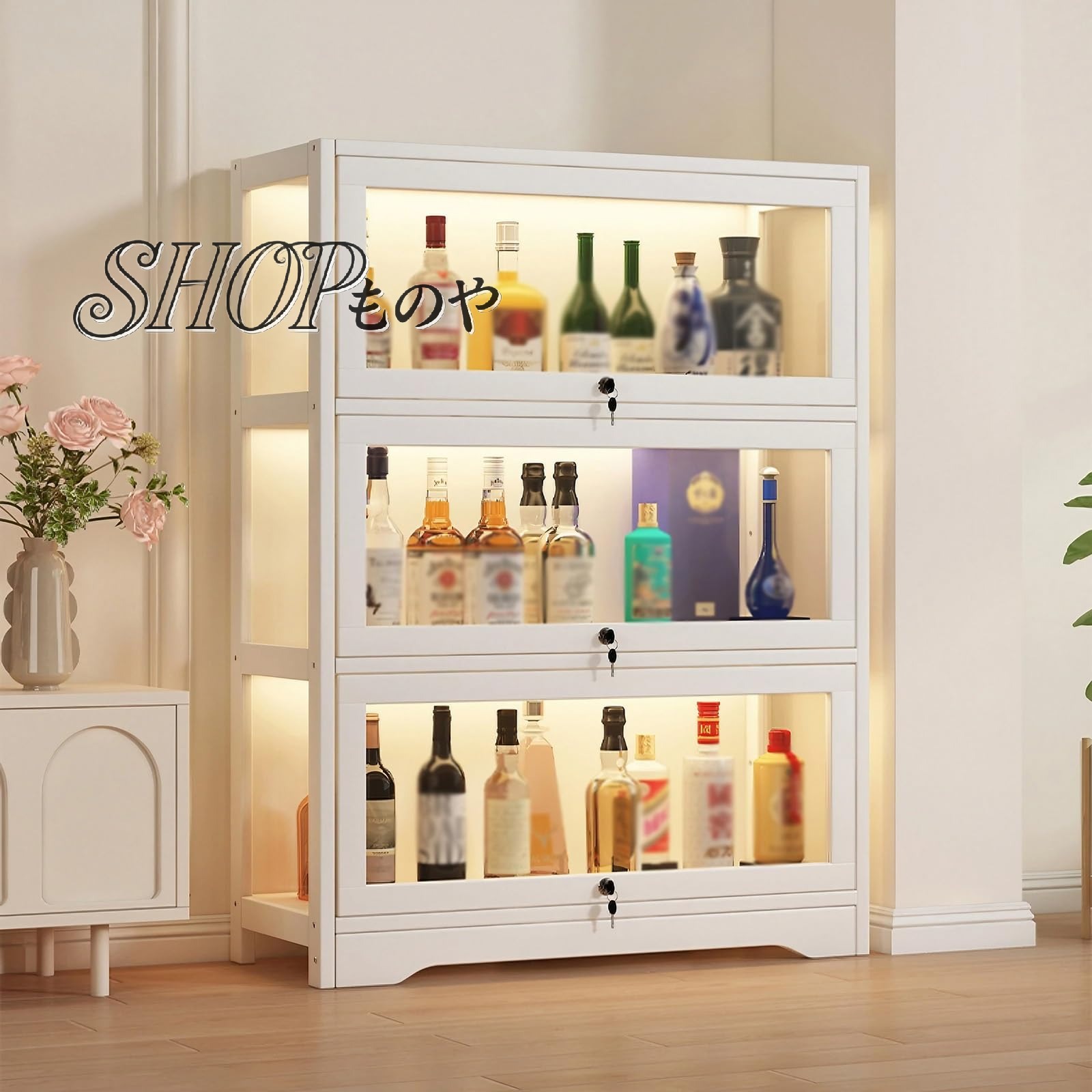 酒棚 ディスプレイ ワインバーキャビネット ウイスキー 棚 おしゃれ ウイスキー 収納 ウィスキー棚 竹..