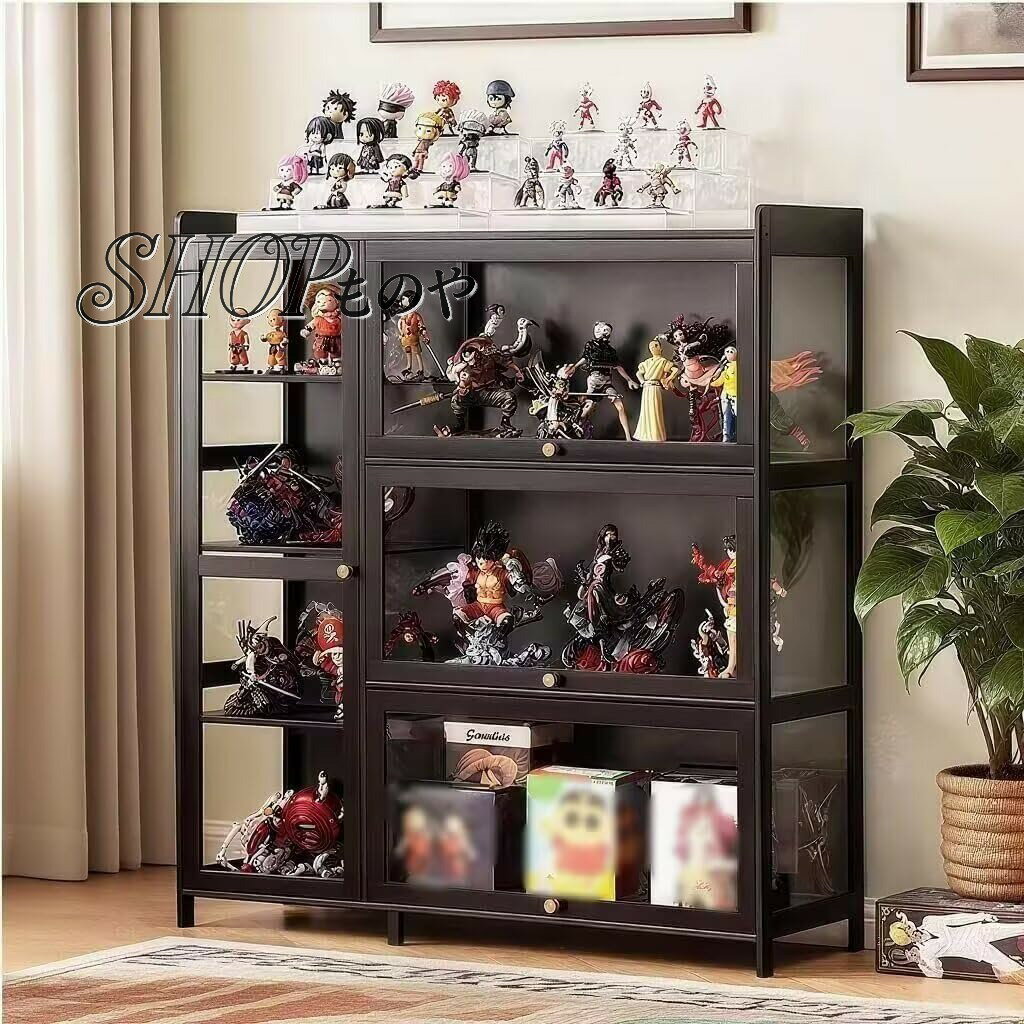 Rakuten - ショーケース 密閉防塵設計 フィギュア ディスプレイキャビネット 透明アクリル ディスプレイケース コレクションラック 大容量 100*33*111cm 模型 フィギュア 漫画 フォトアルバム コレクション キャビネット リビングルーム 寝室 オフィス 手工芸品店対応