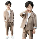 子供 スーツ 3点セット 卒業式 スーツ 男の子 入学式 スーツ 子供 セットアップ 子ども スーツ ピアノ 発表会 フォーマルスーツ 子供 七五三 結婚式 キ...
