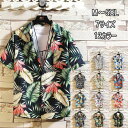 アロハシャツ メンズ 半袖シャツ 開襟シャツ 夏服 お兄系 柄シャツ 総柄 花柄シャツ カジュアルシャツ トップス シャツ 通販 新作 人気 おしゃれ 春 夏 ...