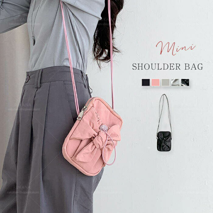 ミニショルダーバッグ レディースバッグ カバン 斜め掛け 軽量 縦型 ナイロン ミニショルダー ポーチ ..