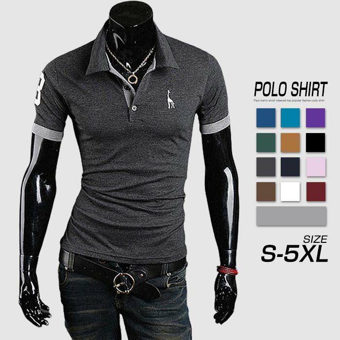 【選べる2枚セット】 S-5XL ポロシャツ メンズ 半袖シャツ メンズ polo tシャツ ゴルフウェア ゴルフシャツ 無地 着心地良い ビジネス 男性 大人...