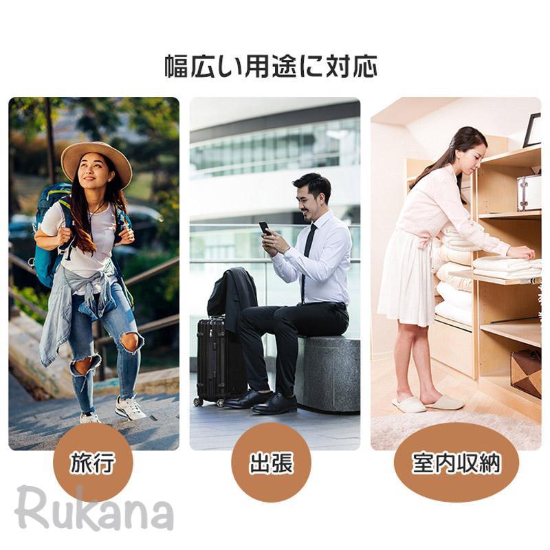 トラベルポーチ 7点セット 旅行 衣類 下着 バッグ ケース コンパクト 旅行用 シューズバック 収納ポーチ 小物収納 撥水 持ち手付き 省スペース メッシュ shopnakakuni-10015535 ルカナ サンプル画像2