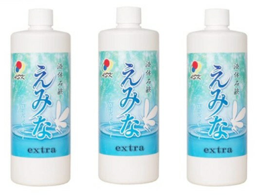 液体石鹸 えみな -Water- EXTRA 500ml 3個セット (emina エミナ えみなウォーター エクストラ 万能 洗..