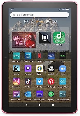 Amazon Fire HD8 32GB ブラック/ブルー/ローズ 選べる3種類 (アマゾン ファイヤーHD8 タブレット 8インチ 8型)【2022年発売 第12世代 ディスプレイ アレクサ 動画 電子書籍 通話】