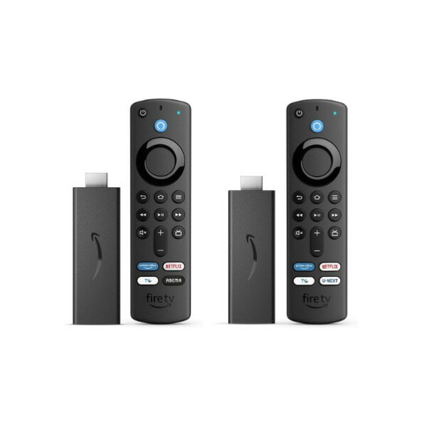 Amazon Fire TV Stick 第3世代 TVer/ABEMA TVer/U-NEXT 選べる2種類 (アマゾン ファイヤースティック)【ストリーミングメディアプレイヤー リモコン アレクサ】