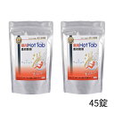 薬用ホットタブ 重炭酸湯 Classic 45錠 2個セット (ホットアルバム 薬用入浴剤 クラシック 入浴剤 日用品 バス 冷え性 疲労回復 2袋セット)【腰...