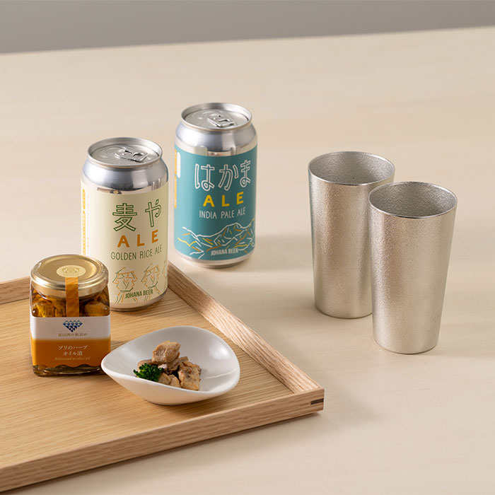 【公式店限定品】【公式】能作城端麦酒×能作　城端ビール乾杯セ