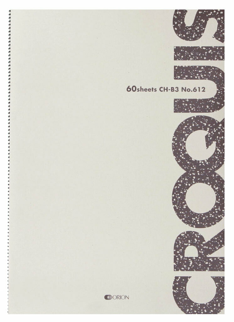 オリオン クロッキーブック ホワイトクロッキー紙 60g 60枚綴じ CH（F6 （409mm×318mm））