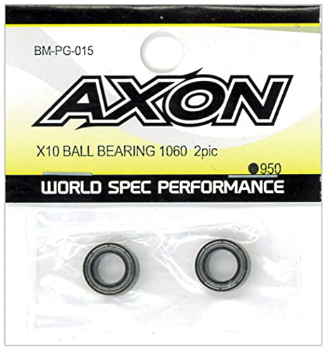 AXON X10 ボールベアリング 1060 2PIC BM-PG-015 セラミックボールベアリングに匹敵する圧倒的な低摩擦を実現 【JANコード】4573448241442 【状態】新品 【発送】1〜2営業日で発送（休業日除く）