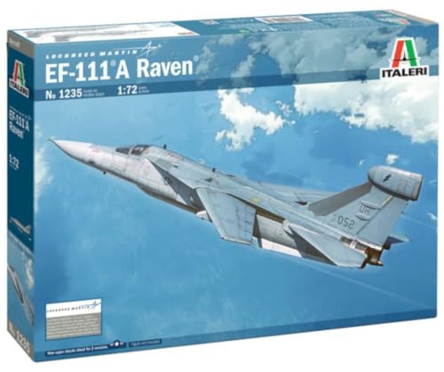 タミヤ イタレリ 1/72 飛行機シリーズ No.1235 EF-111A レイブン プラモデル 37195 組み立て塗装が必要なプラモデル。 別途、接着剤や工具、塗料等が必要。 1/72スケール未塗装プラスチック組み立てキット 完成時サイズ:全長311mm 特徴的な可変翼は可動式で再現 2種類のマーキングを再現するスライドマークは高品質なカルトグラフ社製 【JANコード】4950344371952 【状態】新品 【発送】1〜2営業日で発送（休業日除く）