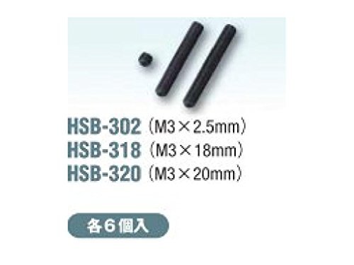 ステンレスホーロービス (ブラックメッキ) 3×20mm 6個入 HSB-320 対象性別 :男の子 【JANコード】4543880106265 【状態】新品 【発送】1〜2営業日で発送（休業日除く）