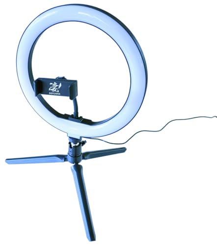 童友社 凄! ホビー用LEDリングライト Lsize ホビー用ツール 凄!シリーズの「LED リングライト」 完成品の撮影や、動画撮影、プラモデル作成時の手元照明としても活躍 本体サイズ:約10inchi(直径260mm) 自由雲台、三脚、スマホホルダー 電源:USB給電式 / 入力:DC5V 2A 【JANコード】4975406130872 【状態】新品 【発送】1〜2営業日で発送（休業日除く）
