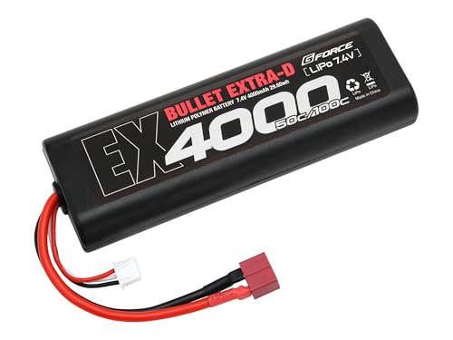 ジーフォース (G-Force) Bullet Extra-D 7.4V 4000mAh 50C ストレートパック型リポバッテリー 日本正規品 GFG014 出力特性を磨いた最新セルを採用。 あらゆるシャーシに搭載可能なマイティ サイズ。 耐衝撃性に優れたハードケース仕様。 通電効率に優れた14AWGワイヤー採用。 通電効率に優れた2ピンコネクター仕様。 【JANコード】4580416500142 【状態】新品 【発送】1〜2営業日で発送（休業日除く）