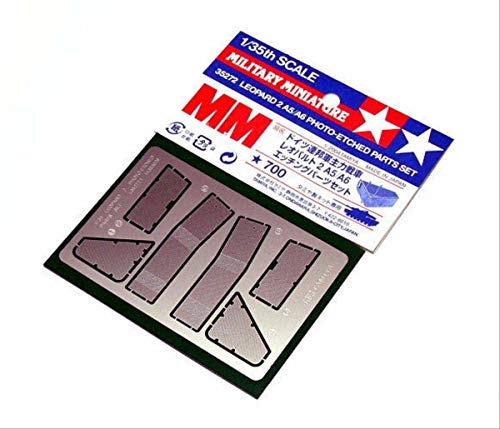 タミヤ(TAMIYA) 1/35 ミリタリーミニチュアシリーズ No.272 ドイツ連邦軍 主力戦車 レオパルト2 A6用 エッチングパーツセット プラモデル用パーツ 35272 プラモデル本体は含まれません。 組み立てには別途工具等が必要。 【JANコード】4950344352722 【状態】新品 【発送】1〜2営業日で発送（休業日除く）