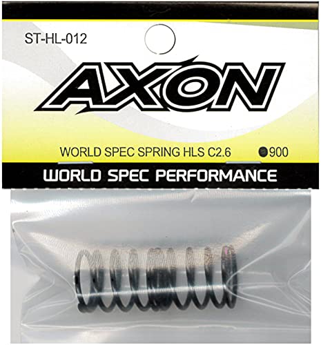 AXON ワールドスペック スプリング HLS C2.6 ST-HL-012 ワールドスペックスプリング『HLS』は、低重心化が進むEPツーリングカーのポテンシャルを最大限に引き出すために、アクソンが開発したハイパフォーマンスショートスプリングです。 その特性は、力強くタイヤが路面をとらえこれまでにない抜群のトラクションを発生し、しかも粘り強くしなやかにサスペンションを作動させることで、路面を選ばない最高のフィーリングを得ることができます。 (Amazon.co.jpより) 【JANコード】4573448241336 【状態】新品 【発送】1〜2営業日で発送（休業日除く）