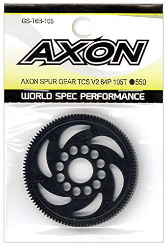 AXON スパーギヤ TCS V2 64P 105T GS-T6B-105 高剛性&超ローフリクション素材から導く進化する駆動へ。 【JANコード】4573448244153 【状態】新品 【発送】1〜2営業日で発送（休業日除く）