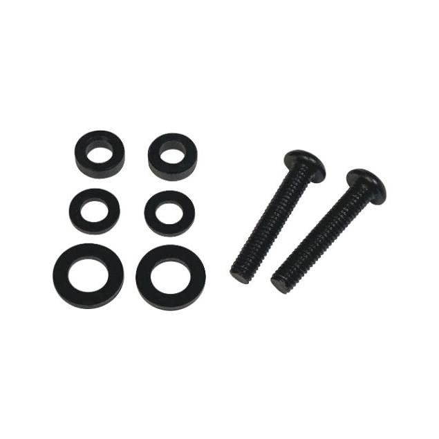 RDX用フロントショックタワー かさ上げスペーサーセット 1セット入 ●Reve D社 RDXにお使い頂けるフロントショックタワー嵩上げスペーサーセットです。 ●フロントショックタワーの嵩上げにより、全長の長いダンパーの使用が可能となります。 ●スペーサーの組み合わせにより、1mm~4mmのバルクの嵩上げが出来ます。 【セット内容】 樹脂スペーサー(M4.5×1mm厚)×2個 樹脂スペーサー(M3×1mm厚)×2個 樹脂スペーサー(M3×2mm厚)×2個 ボタンビス(M3×16mm)×2本 【JANコード】4589434359558 【状態】新品 【発送】1〜2営業日で発送（休業日除く）