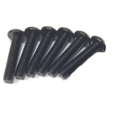 SPEC販売/トップライン 7075 M3六角ボタンビス 15mm ブラック 6本入 EJB-15BK
