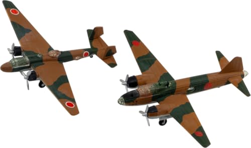 ピットロード 1/350 SBシリーズ 日本海軍機セット4 (九六式陸上攻撃機、一式陸上攻撃機 各1機入り) プラモデル SB04 組み立て塗装が必要なプラモデル。 別途、工具や塗料等が必要。 1/350スケール未塗装プラスチック組み立てキット 一式陸上攻撃機一一型、九六式陸上攻撃機二二/二三型 各1機入り ※画像は製品を組み立て塗装したものです。 【JANコード】4986470023397 【状態】新品 【発送】1〜2営業日で発送（休業日除く）
