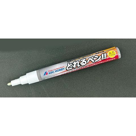 ABC HOBBY とれるペン!! 丸芯2.5mm 9ml 62918 ポリカカラー剥離溶剤 とれるペン!! ポリカカラーのマスキング漏れや塗り間違えなど、完全に乾いた塗膜を拭き取ることができます。 【JANコード】4958489629181 【状態】新品 【発送】1〜2営業日で発送（休業日除く）
