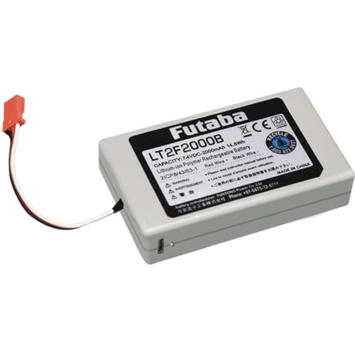 双葉電子工業(Futaba Denshi) FUTABA 送信機用Li-Po電池 LT2F2000B 2セル 7.4V-2000mAh 16IZ専用の7.4V2000mAhリチウムポリマーバッテリーです。 【JANコード】4513886309397 【状態】新品 【発送】1〜2営業日で発送（休業日除く）