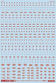 MYK DESIGN/アシタのデカール GMコーション08｢アウ゛ィエーションテイスト・ドイツ語#1｣レッド GM-094