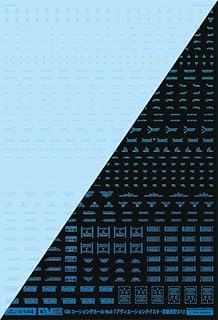 MYK DESIGN/アシタのデカール GMコーション05｢アウ゛ィエーション・英語#1｣クリア&ネオンスプラッシ GM..