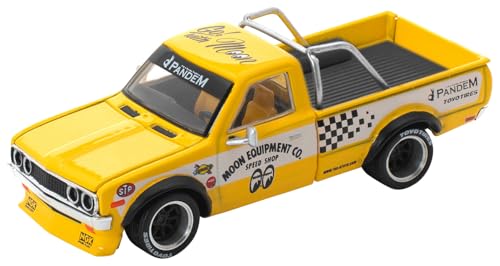 ジェネシスカンパニー (Genesis Company) POP RACE 1/64 パンデム ダットサン 620 - ムーンアイズ 完成品 PR640250 POP RACE 1/64スケールミニカー。 ダイキャストモデル。 開閉可能なテールゲートと取り外し可能なボンネットを搭載。 精密に作り込まれたエンジンディテールを間近で楽しめます。 【JANコード】4562129857737 【状態】新品 【発送】1〜2営業日で発送（休業日除く）