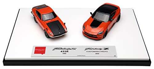 EIDOLON COLLECTION 1/43 日産 フェアレディZ カスタマイズドプロト & 日産 フェアレディ Z 432R (PS30SB) 1969 セット 完成品 EIDOLON COLLECTION 1/43スケールミニカー。 レジンモデル。 2022年に東京オートサロンで発表された「フェアレディZ カスタマイズドプロト」と、そのモチーフとなったレースベース車両「フェアレディZ 423R」を組み合わせたモデル。 【JANコード】4570104422160 【状態】新品 【発送】1〜2営業日で発送（休業日除く）