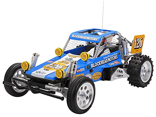 タミヤ (TAMIYA) 電動RCカーシリーズ No.695 1/10RC ワイルドワンオフローダー BLOCKHEAD MOTORS 電動ラジオコントロール 58695 大のタミヤRCファンとしても知られる、グラフィックデザイナーのJUN WATANABEさんがカスタマイズした、ワイルドワンオフローダーです。 【JANコード】4950344085576 【状態】新品 【発送】1〜2営業日で発送（休業日除く）