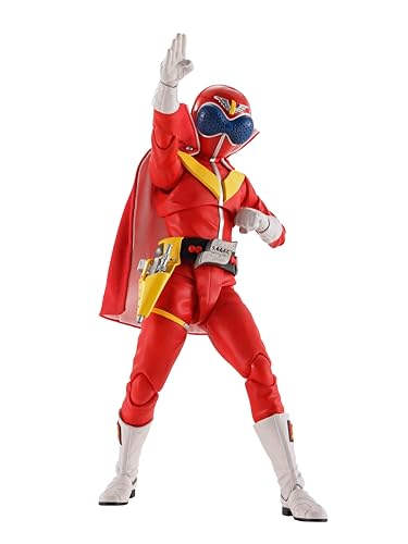 TAMASHII NATIONS S.H.フィギュアーツ（真骨彫製法） 秘密戦隊ゴレンジャー アカレンジャー スーパー戦隊 50th Anniversary Ver.（初回限定台座付属） 約145mm PVC&ABS&布製 塗装済み可動フィギュア (C)石森プロ・東映 画像はイメージです。 商品の画像 イラストは実際の商品と一部異なる場合がございますのでご了承ください。 ブランド：S.H.Figuarts（真骨彫製法） 【JANコード】4573102687630 【状態】新品 【発送】1〜2営業日で発送（休業日除く）