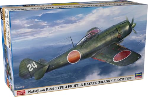 ハセガワ 1/48 中島 キ84 四式戦闘機 疾風 “プロトタイプ” プラモデル 07567 組み立て塗装が必要なプラモデル。 別途、接着剤や工具、塗料等が必要。 1/48スケール未塗装プラスチック組み立てキット 完成時サイズ:208×234mm パーツ数:106点 新規デカール付 【JANコード】4967834075672 【状態】新品 【発送】1〜2営業日で発送（休業日除く）