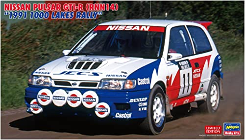 ハセガワ 1/24 ニッサン パルサー (RNN14) GTI-R 1991 1000湖ラリー プラモデル 20605 組み立て塗装が必要なプラモデル。 別途、接着剤や工具、塗料等が必要。 1/24スケール未塗装プラスチック組み立てキット 完成時サイズ:172×76mm 1991年 1000湖ラリー出場車を再現 付属デカール:1991年 1000湖ラリー出場車(1991年8月22-25日) 8位 Car No.11 ドライバー スティグ ブロンクビスト / 10位 Car No.15 ドライバー デイビット レベリン 【JANコード】4967834206052 【状態】新品 【発送】1〜2営業日で発送（休業日除く）