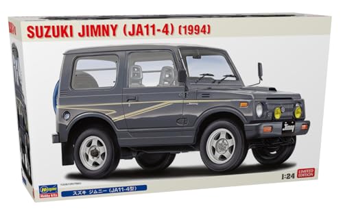 ハセガワ 1/24 スズキ ジムニー (JA11-4型) プラモデル 20784 (自動車) 組み立て塗装が必要なプラモデル。 別途、接着剤や工具、塗料等が必要。 1/24スケール未塗装プラスチック組み立てキット 成型色:チャコールグレーメタリック 【JANコード】4967834207844 【状態】新品 【発送】1〜2営業日で発送（休業日除く）