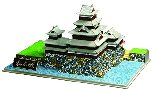 童友社 1/430 日本の名城 JOYJOYコレクション 松本城 プラモデル JJ-9 組み立て塗装が必要なプラモデル。 別途、接着剤や工具、塗料等が必要。 1/430スケール未塗装プラスチック組み立てキット 完成時サイズ:175×115×90 mm 日本アルプスの麓、松本平に聳える名城をモデル化 セット内容は説明書、石垣、城壁、屋根 【JANコード】4975406100516 【状態】新品 【発送】1〜2営業日で発送（休業日除く）