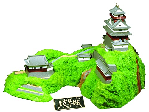 童友社 1/350 日本の名城 スタンダード 岐阜城 プラモデル S-27 成形色 組み立て塗装が必要なプラモデル。 別途、接着剤や工具、塗料等が必要。 1/350スケール未塗装プラスチック組み立てキット 完成時サイズ:250×182×153 mm 代表的山城を再現 セット内容は説明書、石垣、城壁、屋根 【JANコード】4975406101667 【状態】新品 【発送】1〜2営業日で発送（休業日除く）
