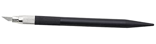 アルゴファイル(Argofile) デザインナイフ形ダイヤモンドヤスリ ダイヤフィニッシュ DiaFinish #200 HDF3020 極薄0.4mm 厚、マイクロナイフ形状の電着ダイヤモンドヤスリ デザインナイフと同形状で使いやすく、今まで加工が難しかった各種造形物の細部の修正だけでなく、スジボリ後の溝修正にもお使いいただ けます #200：HDF3020 （ホルダー色：黒） ホルダー：Φ9mm（最大径） x 140mm ブレード本体角度：30° 【JANコード】4589455336019 【状態】新品 【発送】1〜2営業日で発送（休業日除く）