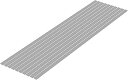 WAVE CORPORATION プラ=材料【グレー】 細切り板 0.5x6.0mm OM-476