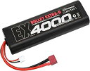 ジーフォース BULLET Extra-D バッテリー7.4V4000mAh(50C) GFG014