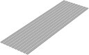 WAVE CORPORATION プラ=材料【グレー】 細切り板 0.5x7.0mm OM-477