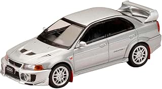 ホビージャパン ポストホビー 1/64 ランサーエボリューション5(CP9A)1998マッドフラップ 銀 HJ642032AS