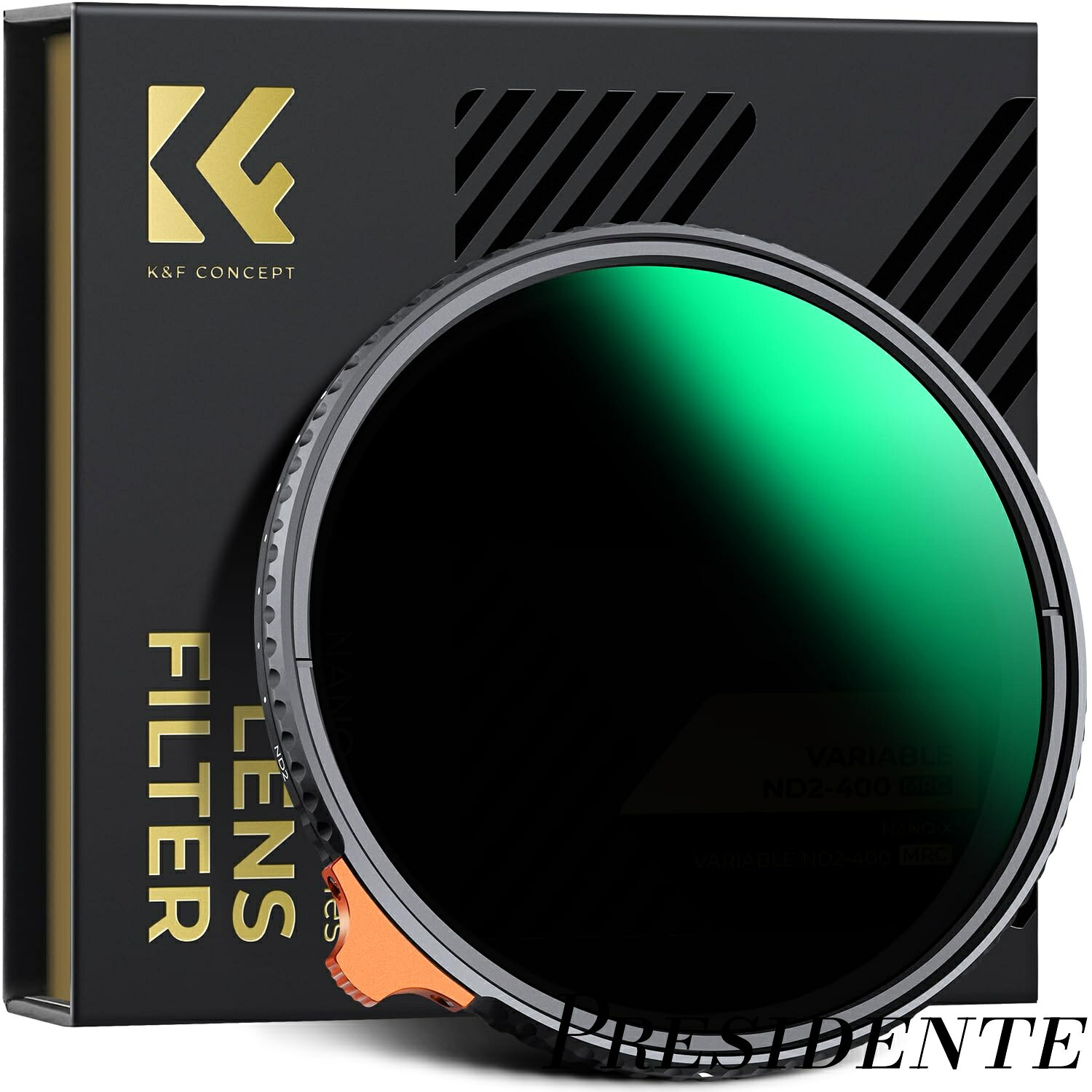 Rakuten - 【まとめ買いで最大500円OFFクーポン!】【送料無料】CONCEPT 37mm 可変NDフィルター ND2-ND400 光学ガラス HD超解像力 低反射率 360°無段階調節可能 28層ナノコーティング 撥水防汚キズ防止 薄型 動画撮影/風景撮影のレンズフィルター (NANO-Xシリーズ)