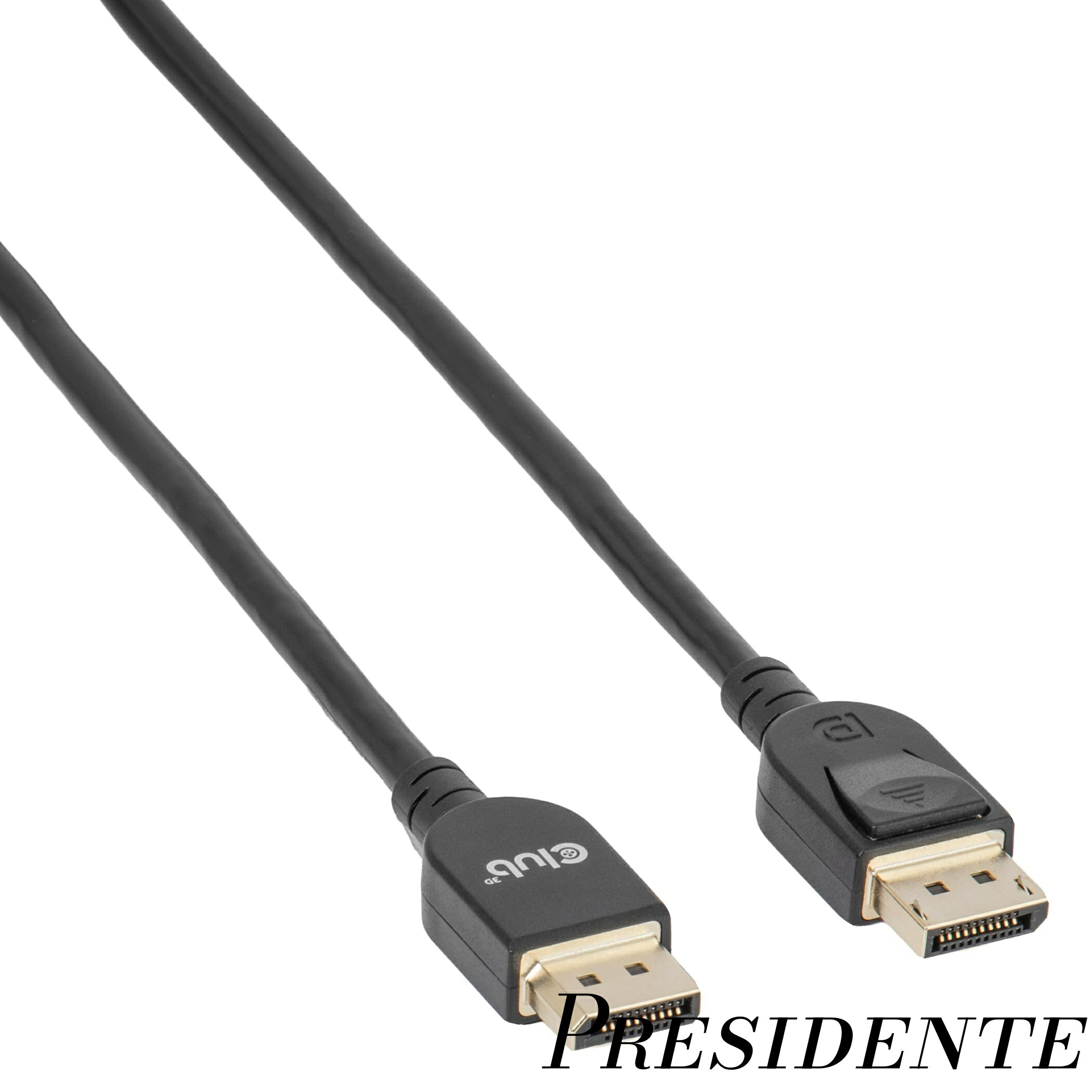 【まとめ買いで最大500円OFFクーポン!】【送料無料】DisplayPort 1.4 HBR3 (High Bit Rate 3) 8K 60Hz Male/Male 3m 28AWG ディスプレイ VESA認証 ケーブル Cable (CAC-1060)