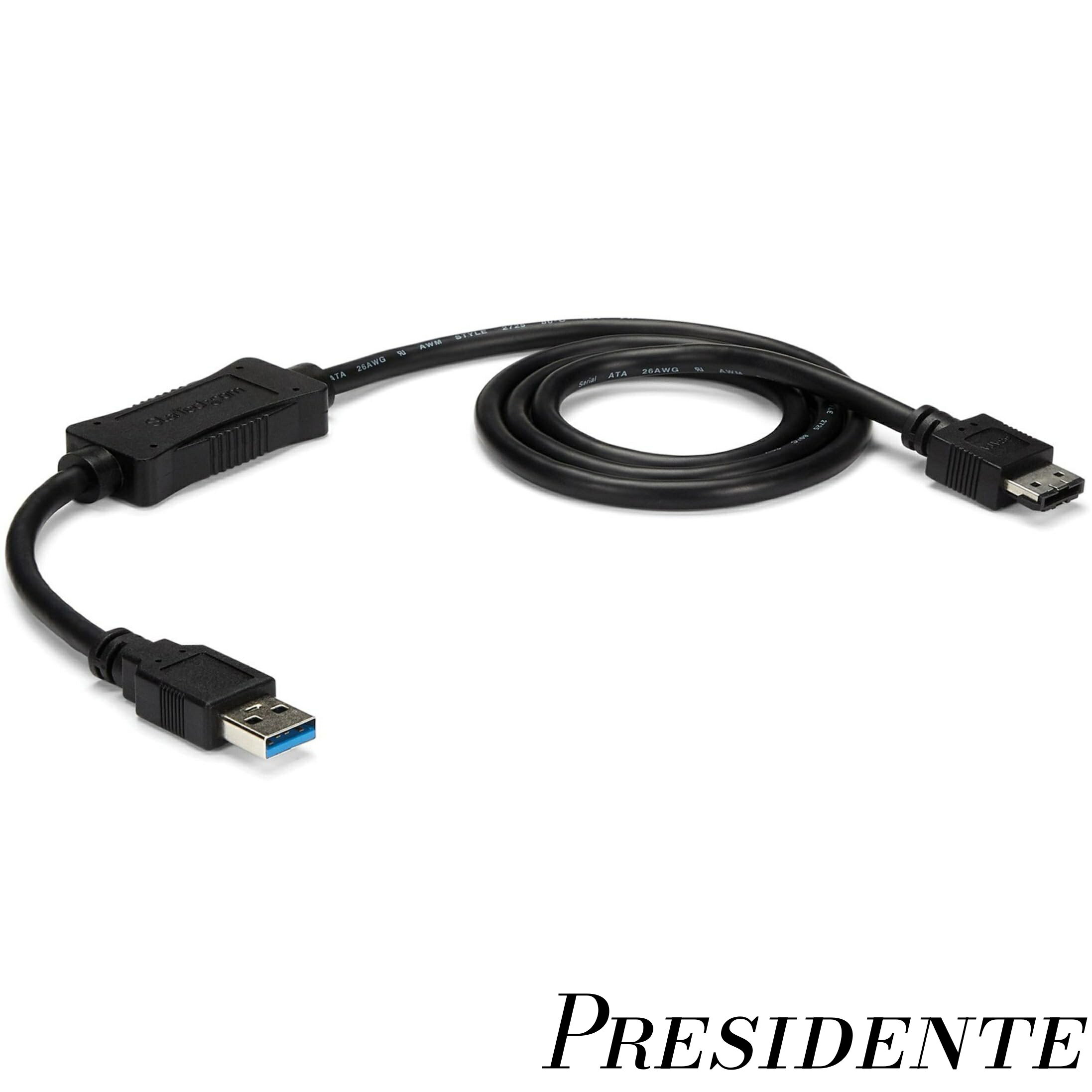 USB 3.0 - eSATA変換アダプタケーブル (91cm) eSATA対応HDD/SSD/光学ドライブを接続可能 USB3S2ESATA3