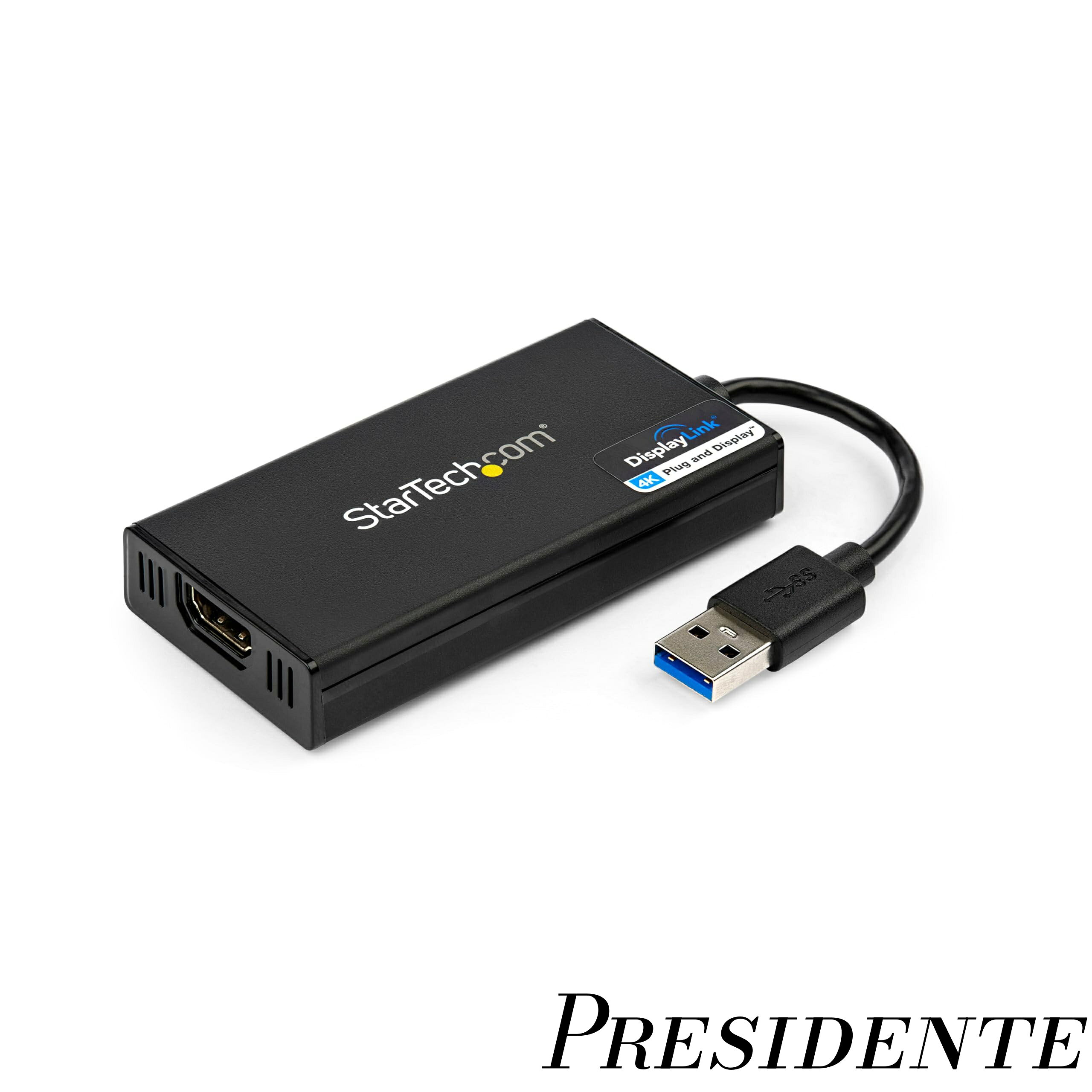 USB 3.0対応HDMIディスプレイアダプタ/4K30Hz対応/USB Type-A接続/DisplayLink認定/Mac & Windows 対応 USB32HD4K