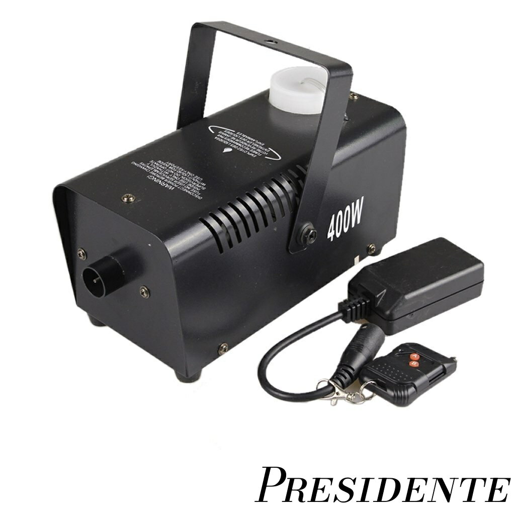 【まとめ買いで最大500円OFFクーポン!】【送料無料】フォグマシン 煙霧機 ポータブル 無線赤外線リモコン 付き ハロウィン/結婚式/ディスコ/クラブ/舞台用 煙の演出 W400(3.0)