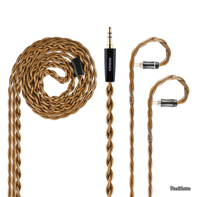OurLaura イヤホンリケーブル トリプル複合 特殊連続鋳造の高導電性銅 0.78mm 2Pin 3.5mm 交換用 大きいワイヤゲージAWG 着脱式 hifiリケーブル アップグレードケーブル 1.2m DIY (3.5mm 0.78 2Pin)